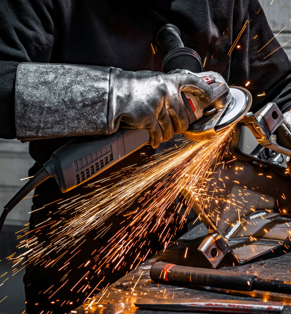 Industrial wastewater evaporator system in operation